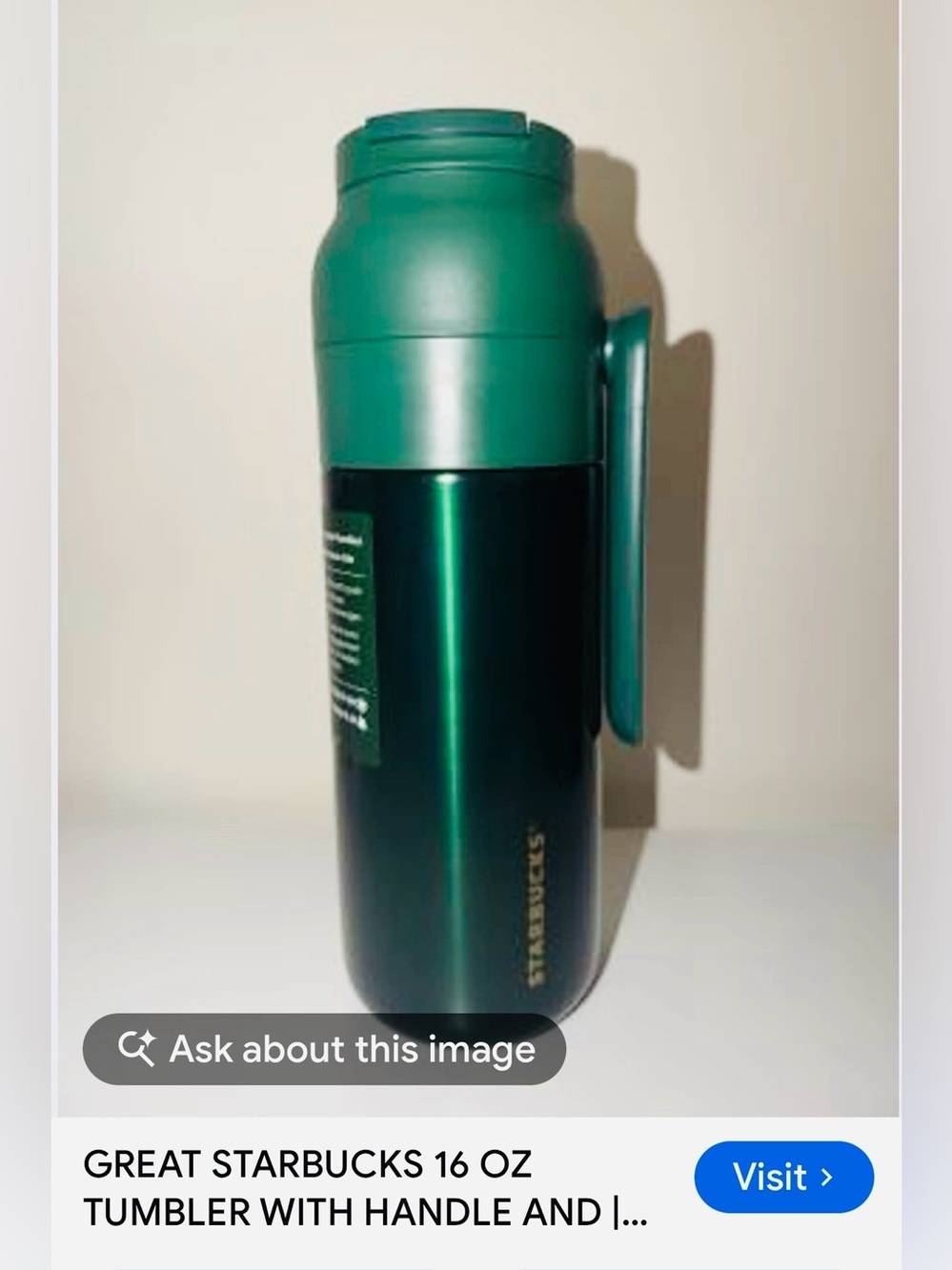 #3247** Vacuum Installed Tumbler